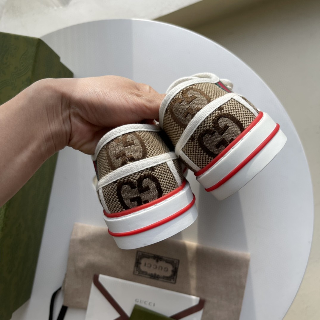 Gvc*1 Women’s Maxi GG Tennis 1977 Sneaker Brown For Women ‎692918 UKO70 2584