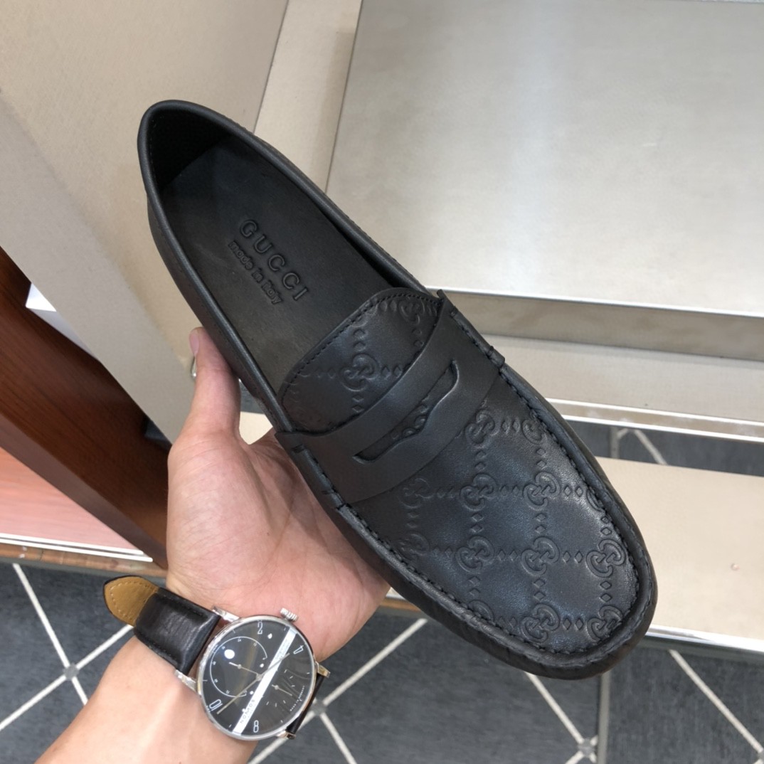 Gvc*1 Men’s GG Signature Driver Black For Men 431063 CWD20 1000