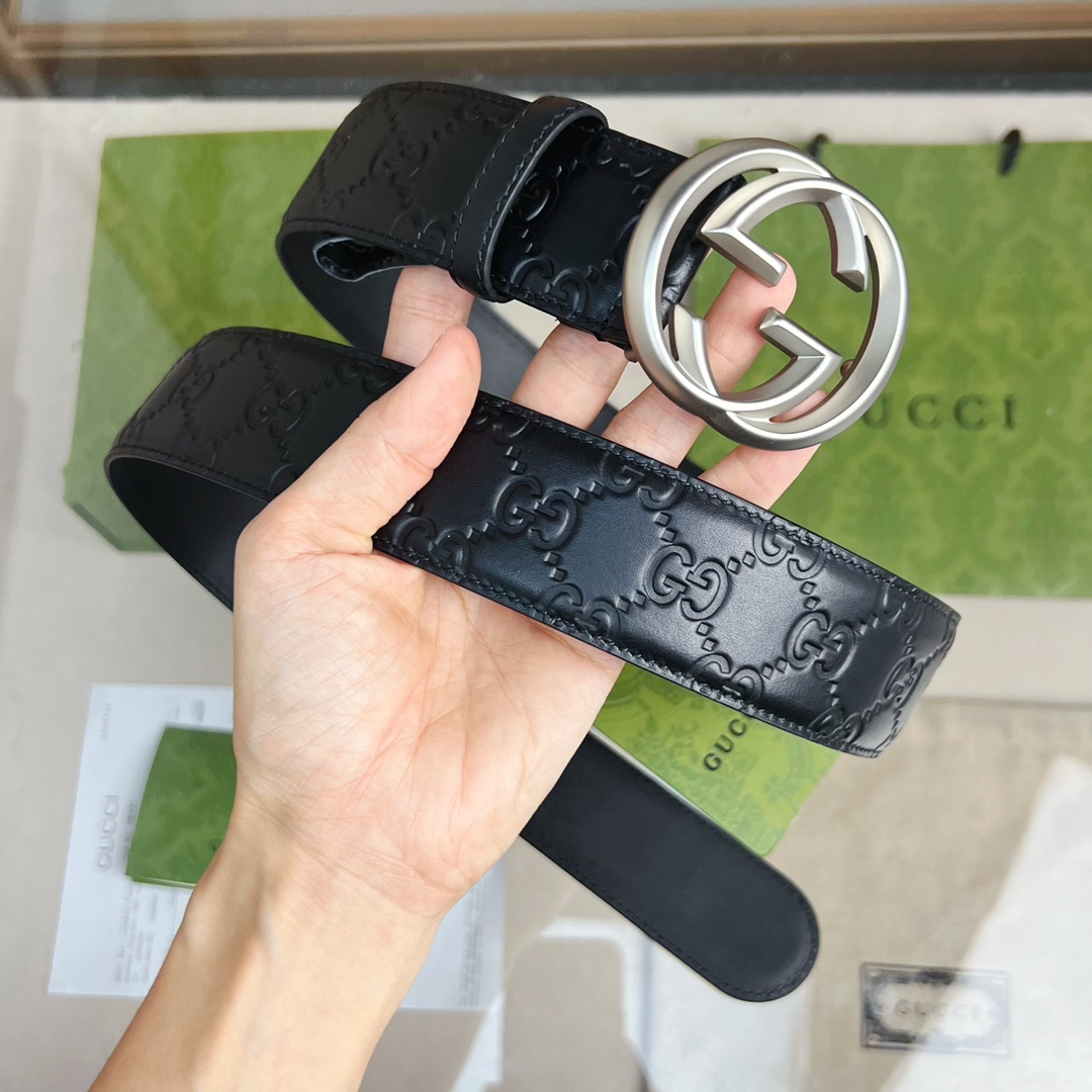 Gvc*1 GG Marmont Reversible Belt Black