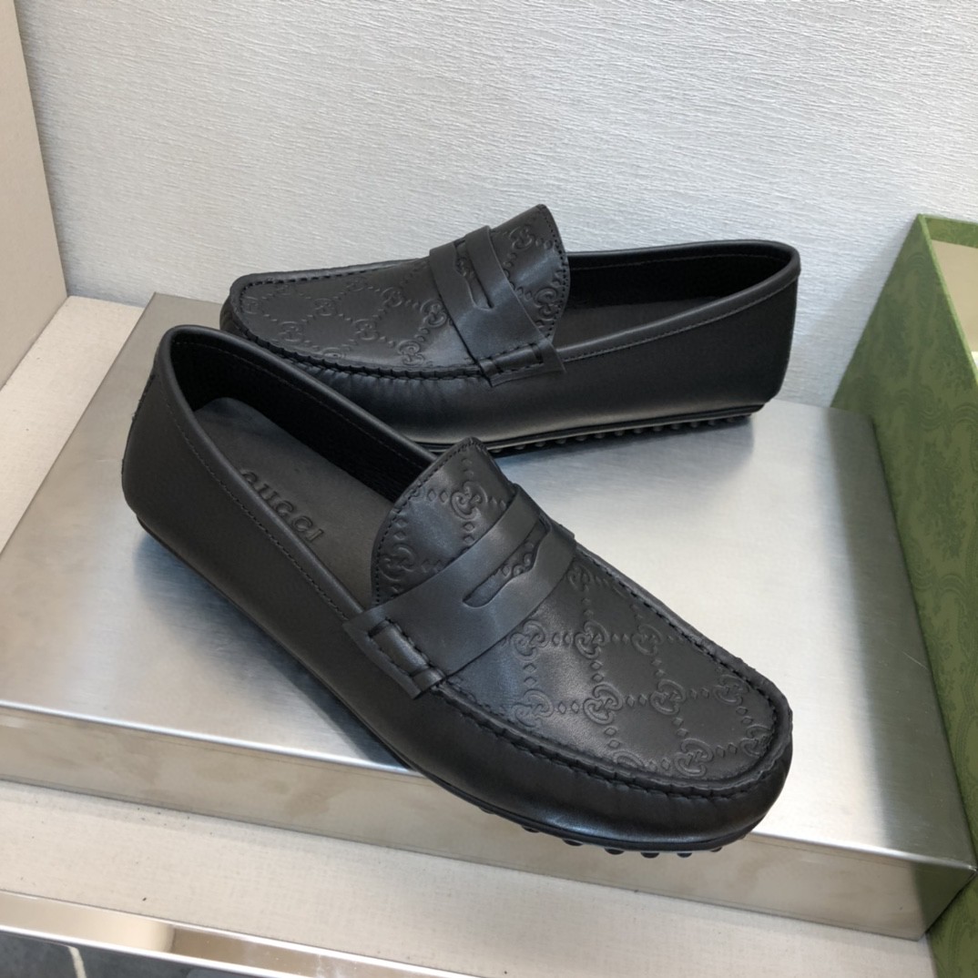 Gvc*1 Men’s GG Signature Driver Black For Men 431063 CWD20 1000