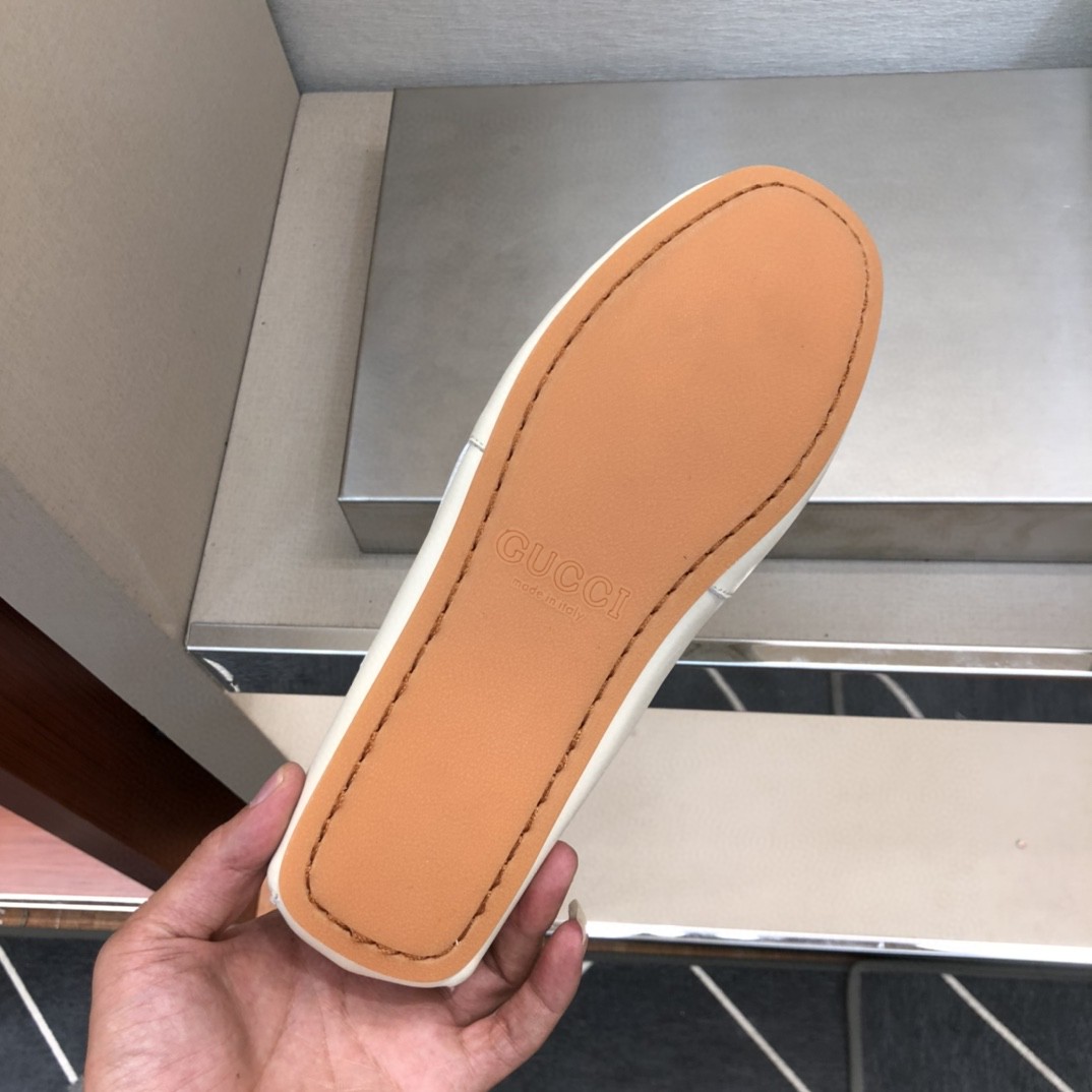 Gvc*1 Men’s Loafer With Interlocking G Horsebit White For Men ‎655519-1XO00-9022