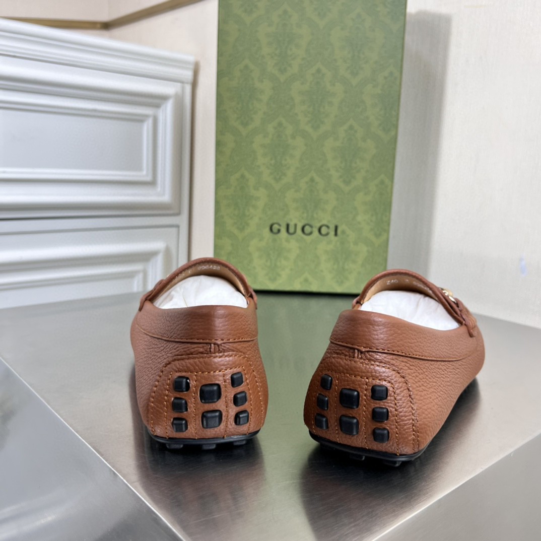 Gvc*1 Men’s Loafers With Web Details Brown For Men 6246981