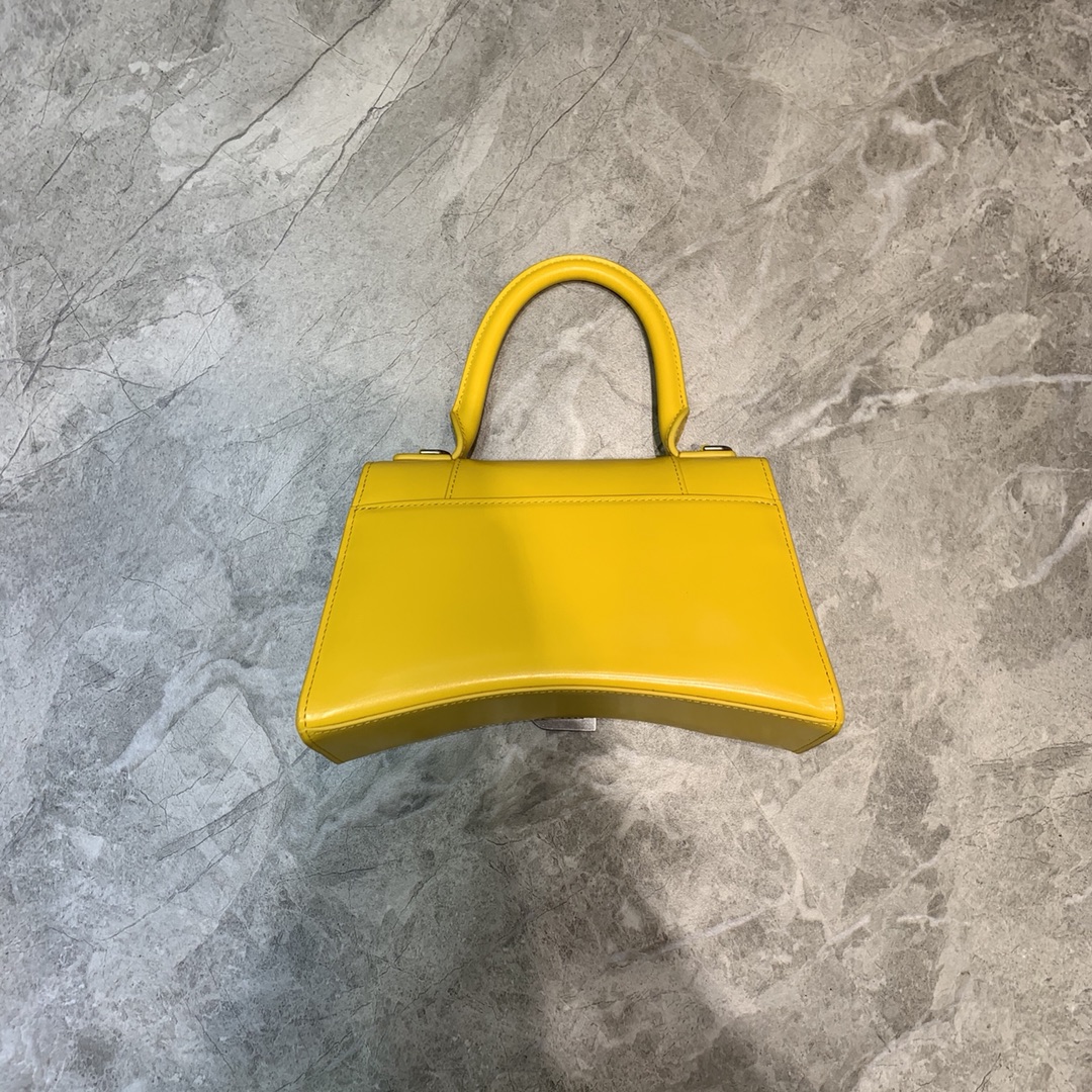 Ba1en*iaga Hourglass Small Handbag In Yellow, For Women, Women’s Bags 9in/23cm