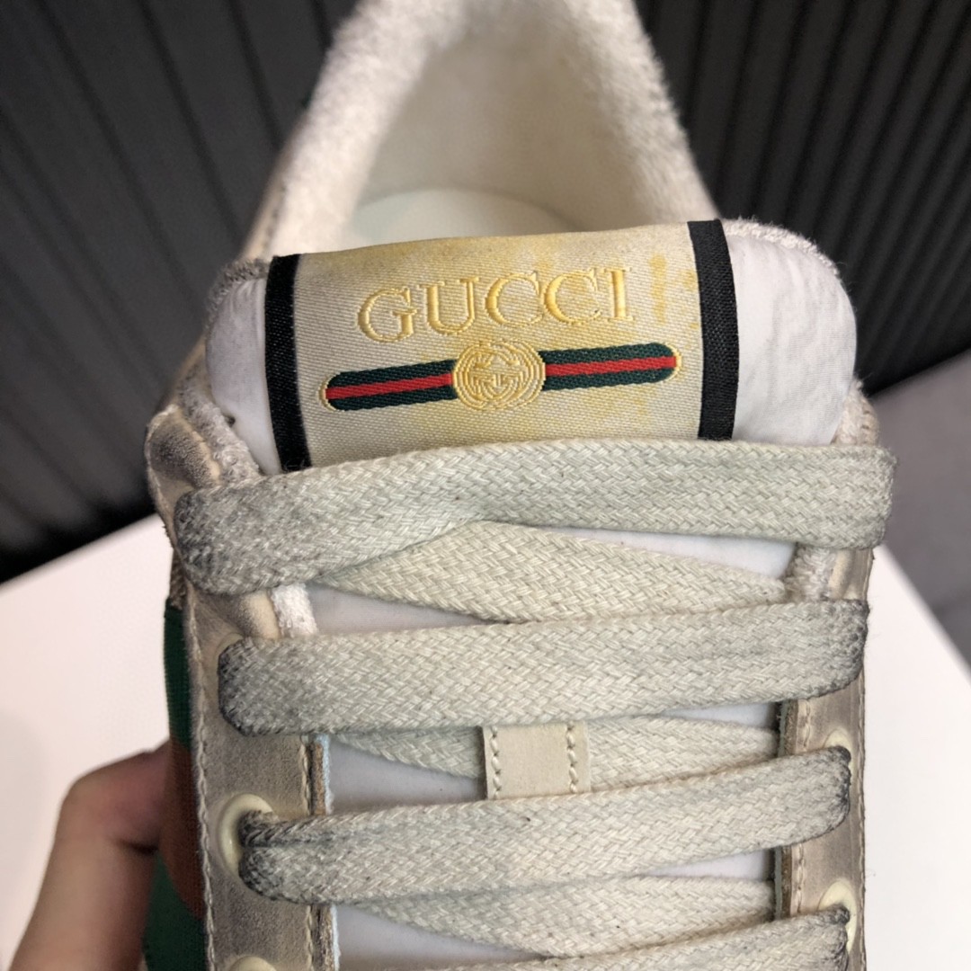 Gvc*1 Women’s GG Screener Distressed Green Orange For Women 570443 9Y920 9666