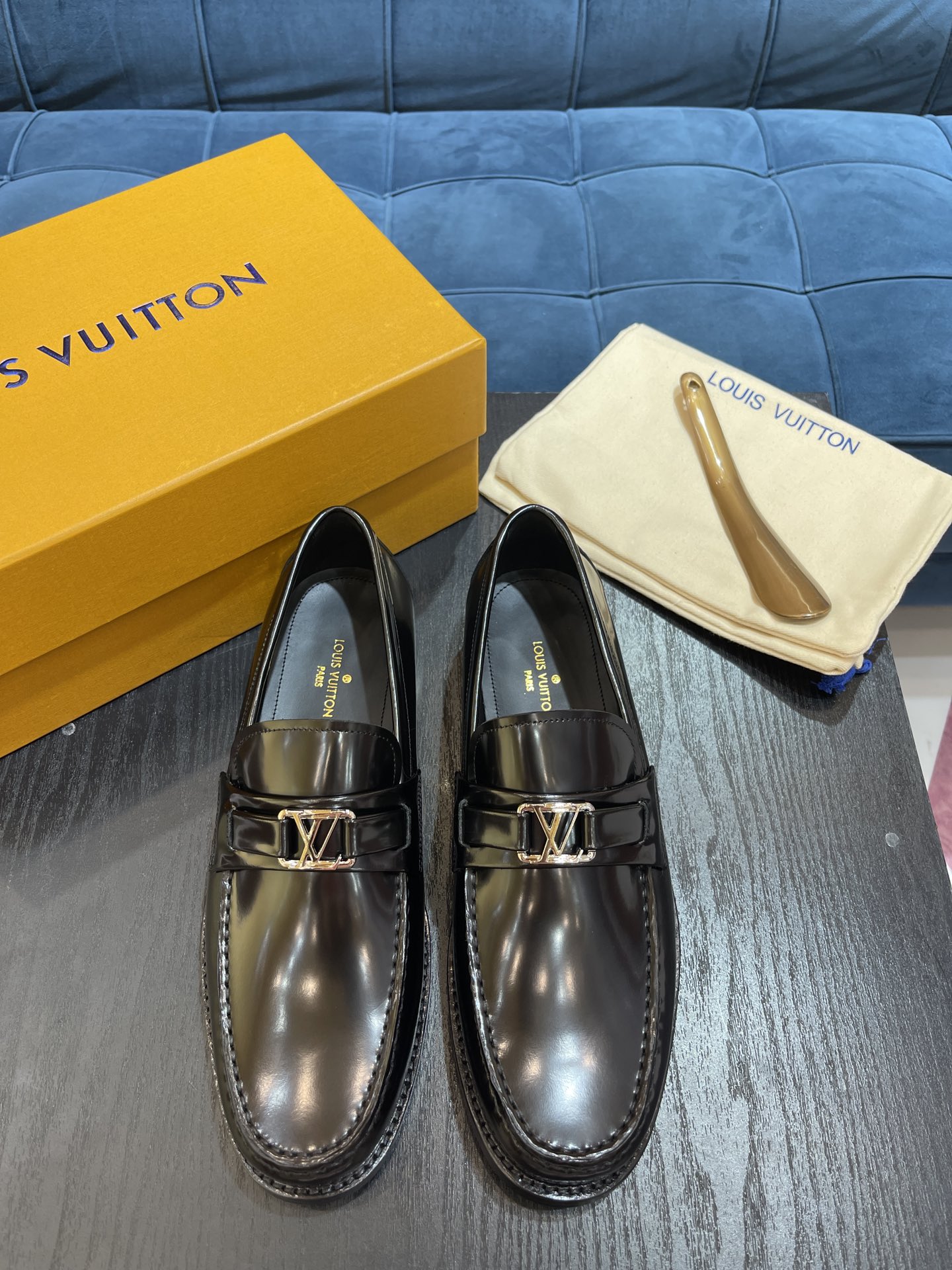 L0vis Vuittion Major Loafer Black For Men LV