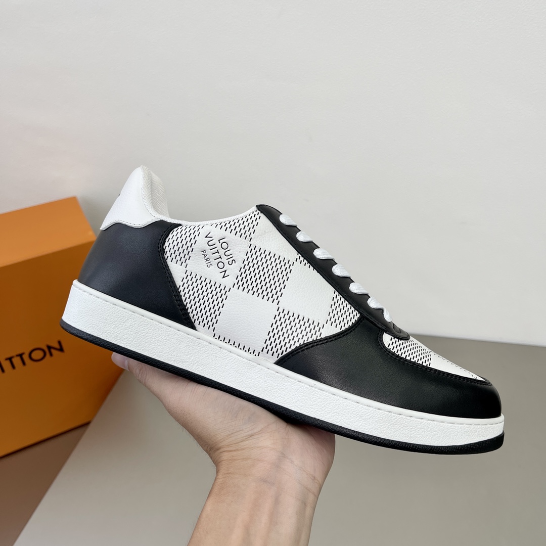 L0vis Vuittion Rivoli Sneaker Black For Men LV