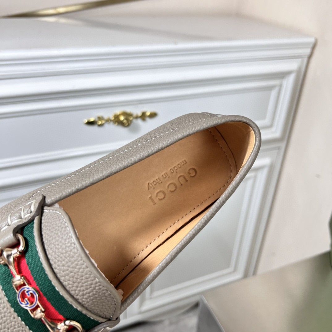 Gvc*1 Men’s Loafers With Web Details Gray For Men 6246981