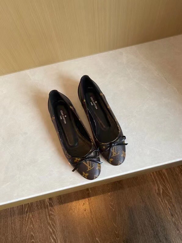 L0vis Vvtt0n Women’s Joy Ballerina Brown And Black For Women LV