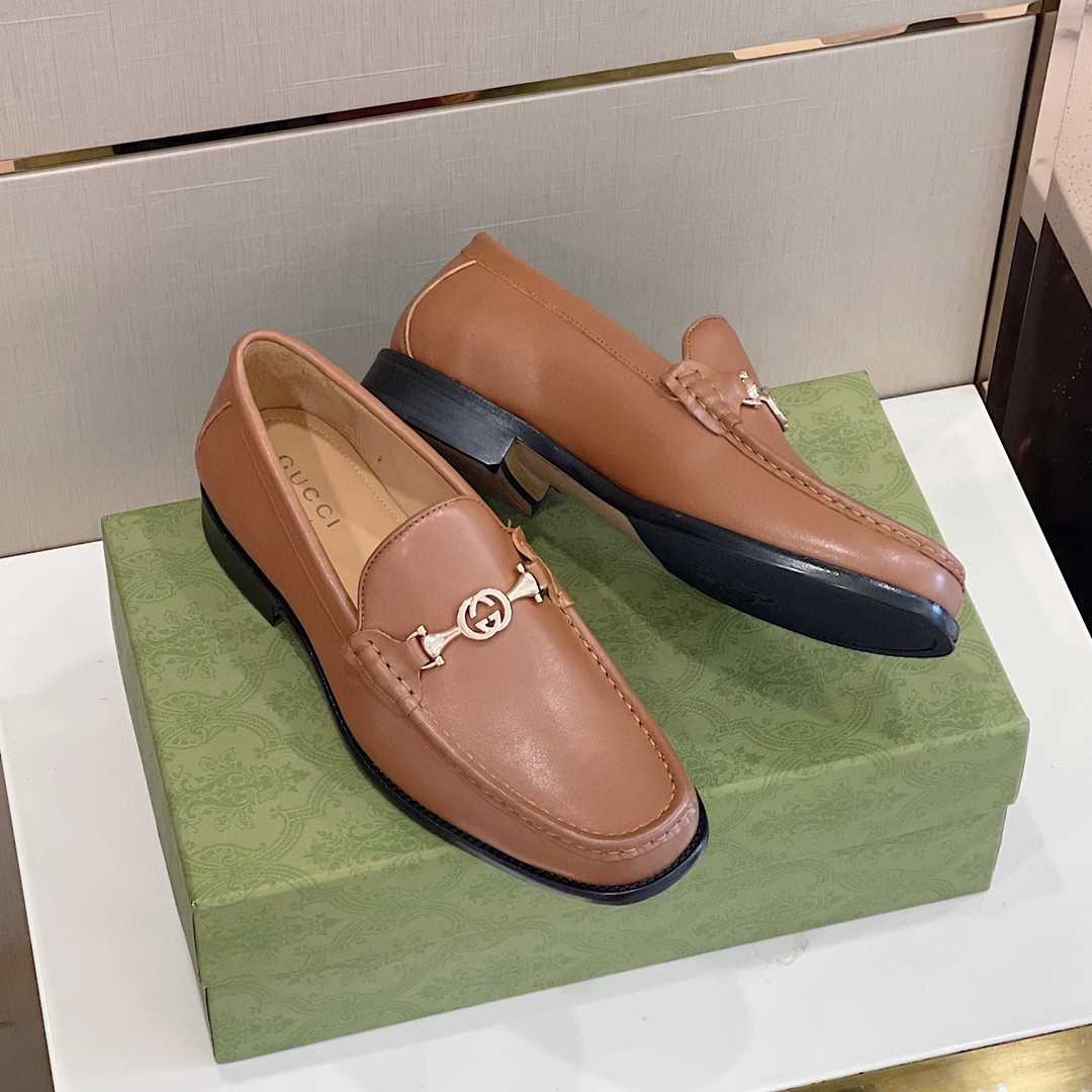 Gvc*1 Men’s Horsebit Loafer Brown For Men 644724