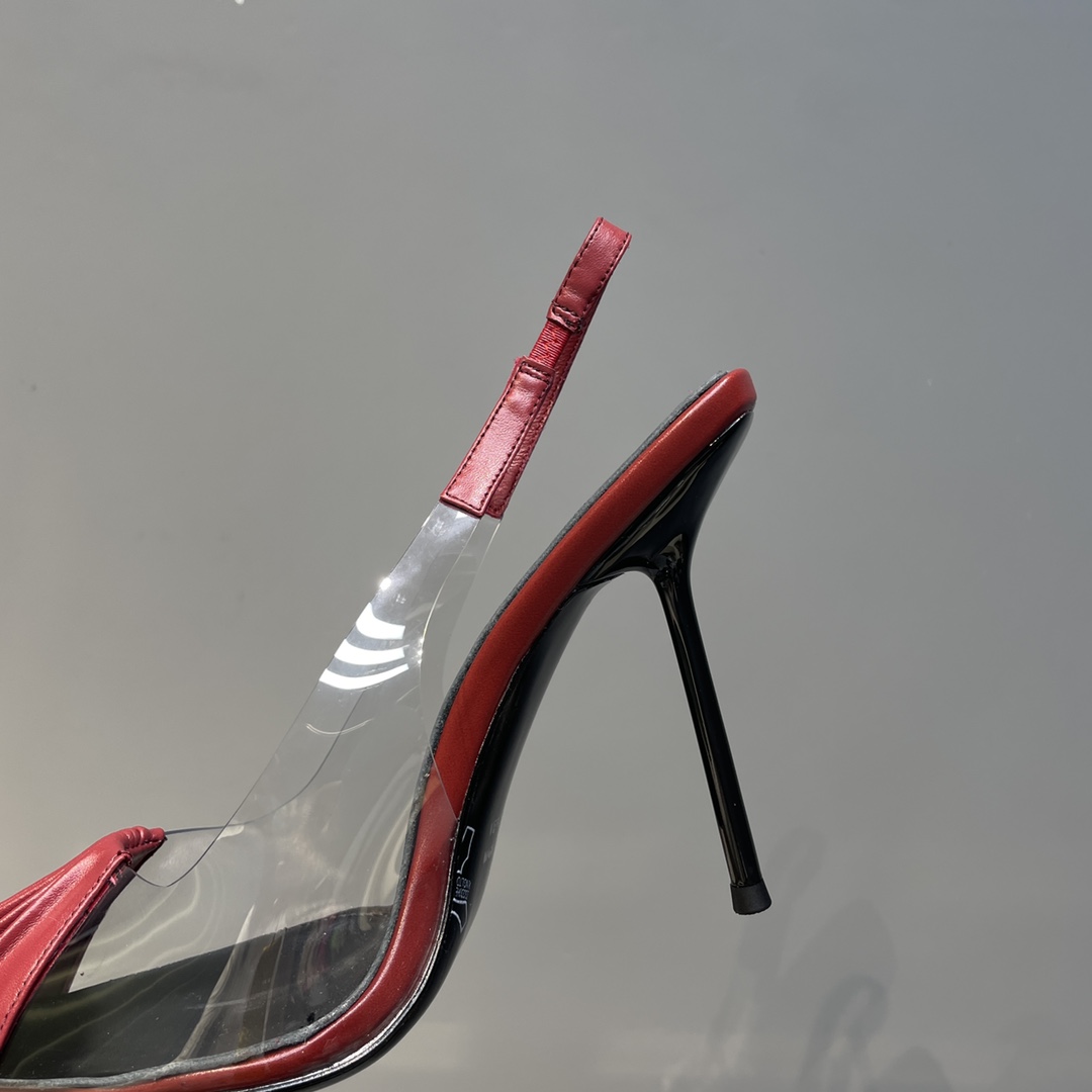 Sa1nt Lau*nt Women’s Chica Slingback Pumps Dark Pink For Women Y51