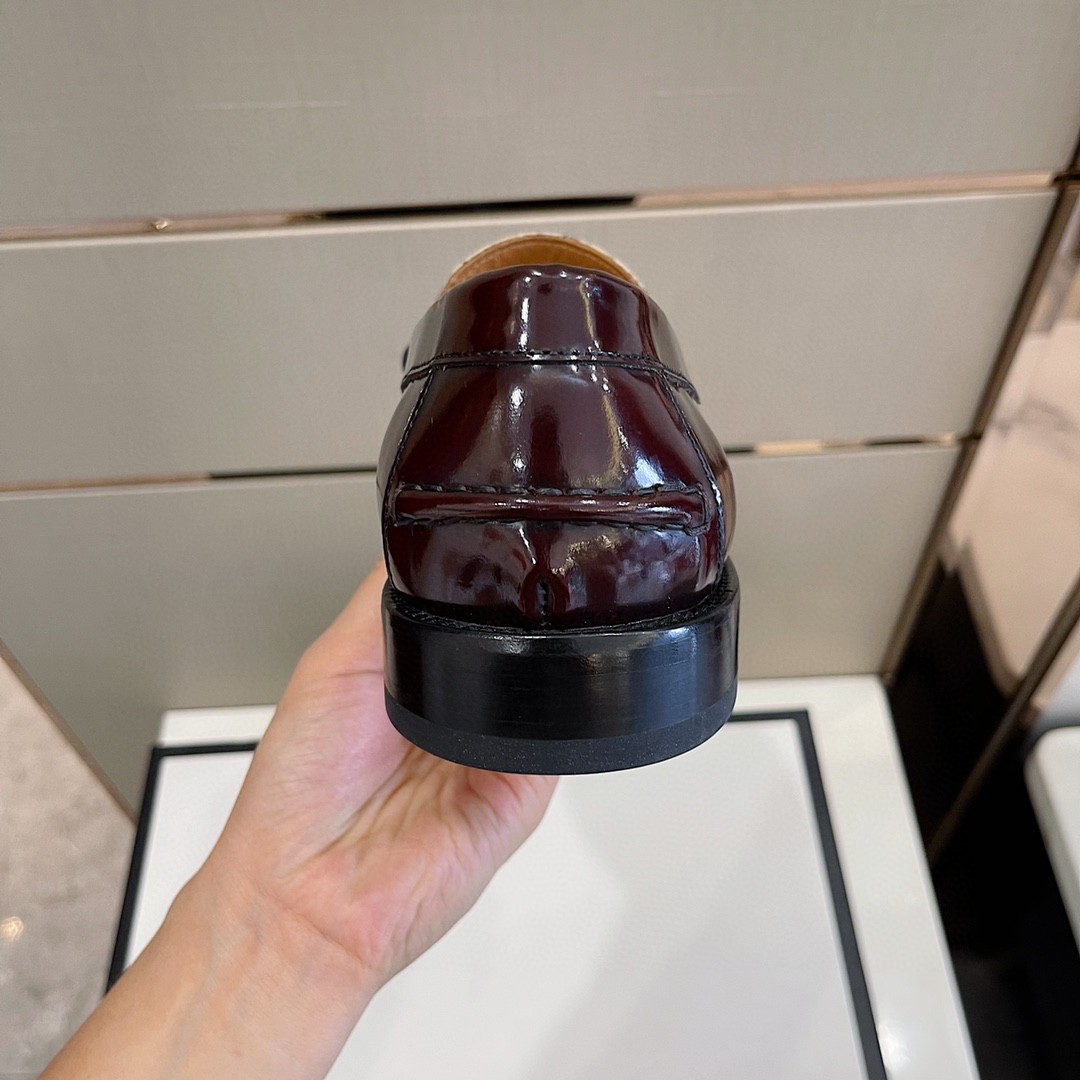 Gvc*1 Men’s GG Loafers Horsebit Brown And Beige For Men 699501