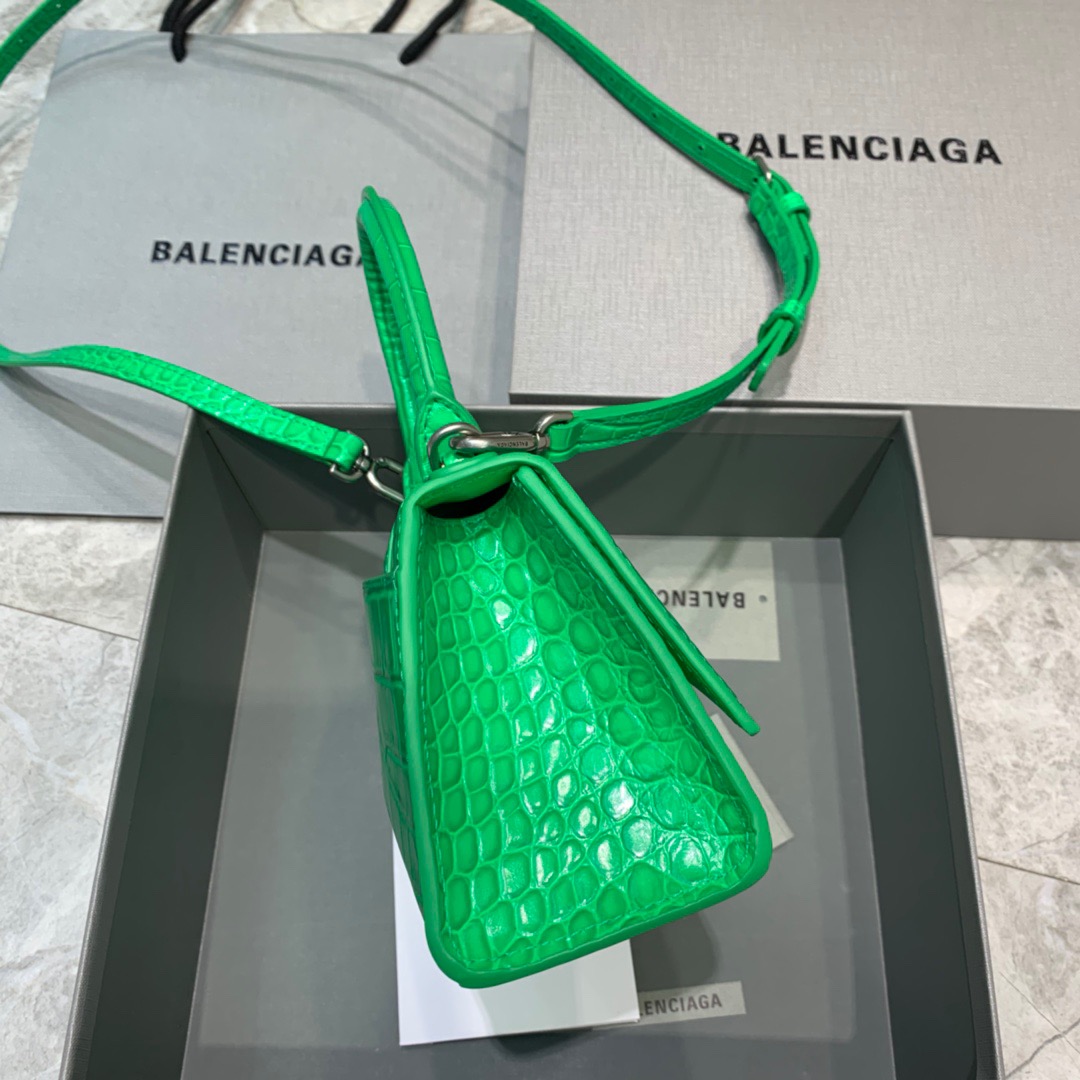 Ba1en*iaga Hourglass XS Handbag In Bright Green, For Women, Women’s Bags 7.4in/19cm