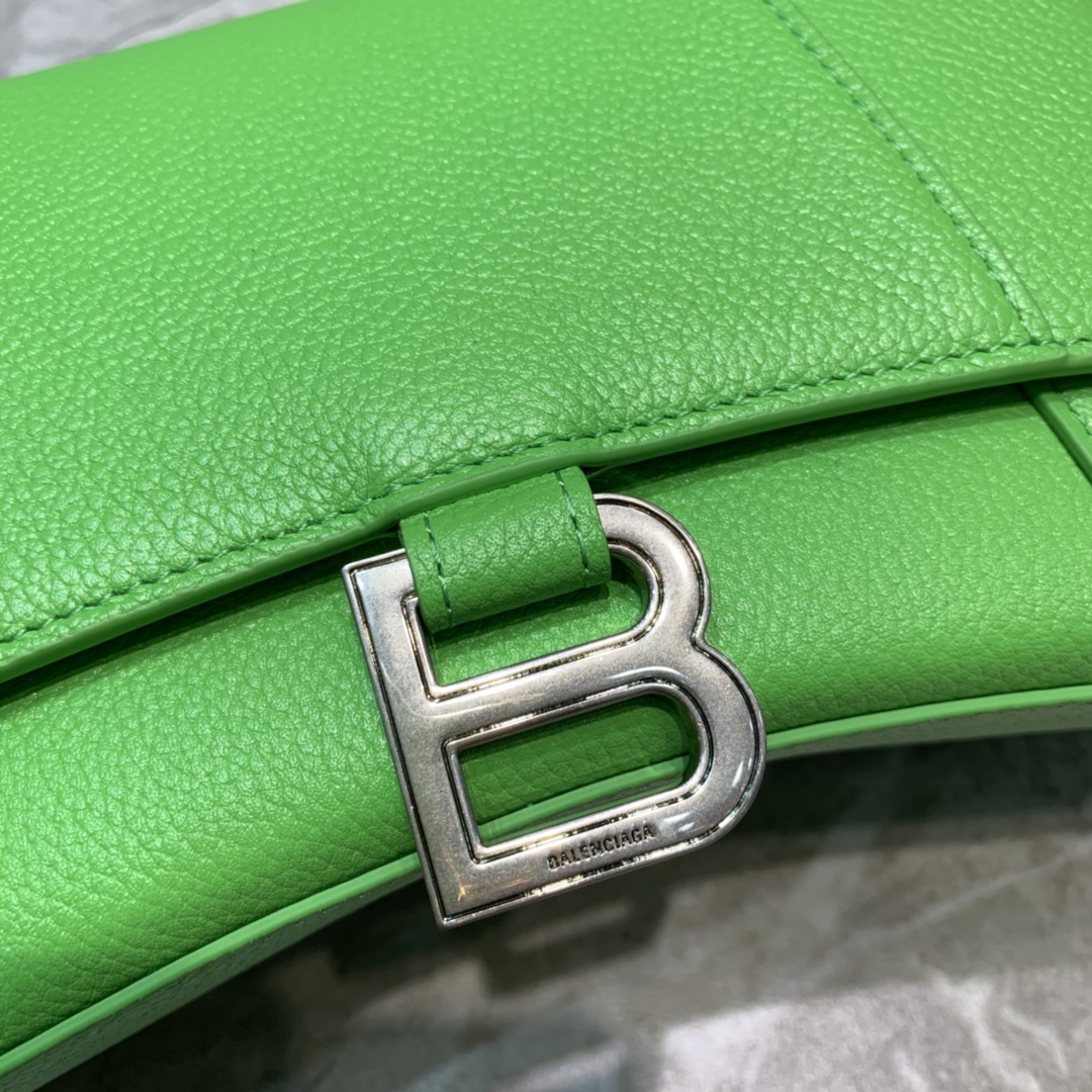 Ba1en*iaga Hourglass Small Handbag In Green, For Women, Women’s Bags 9in/23cm
