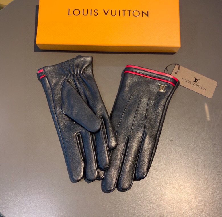 L0vis Vvtt0n Gloves In Black