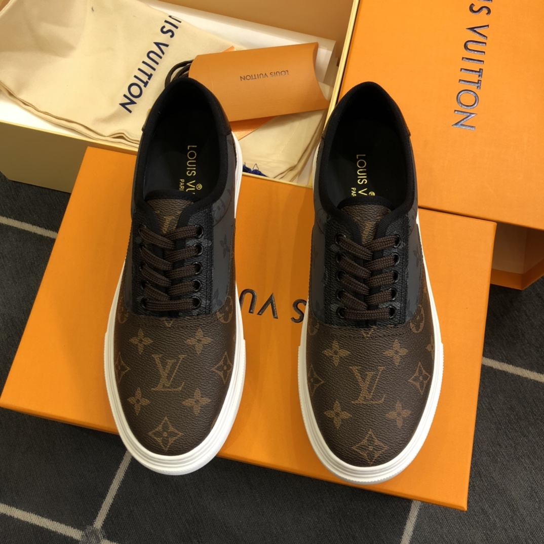 L0vis Vvtt0n LV Trocadero Richelieu Sneaker Brown For Men LV