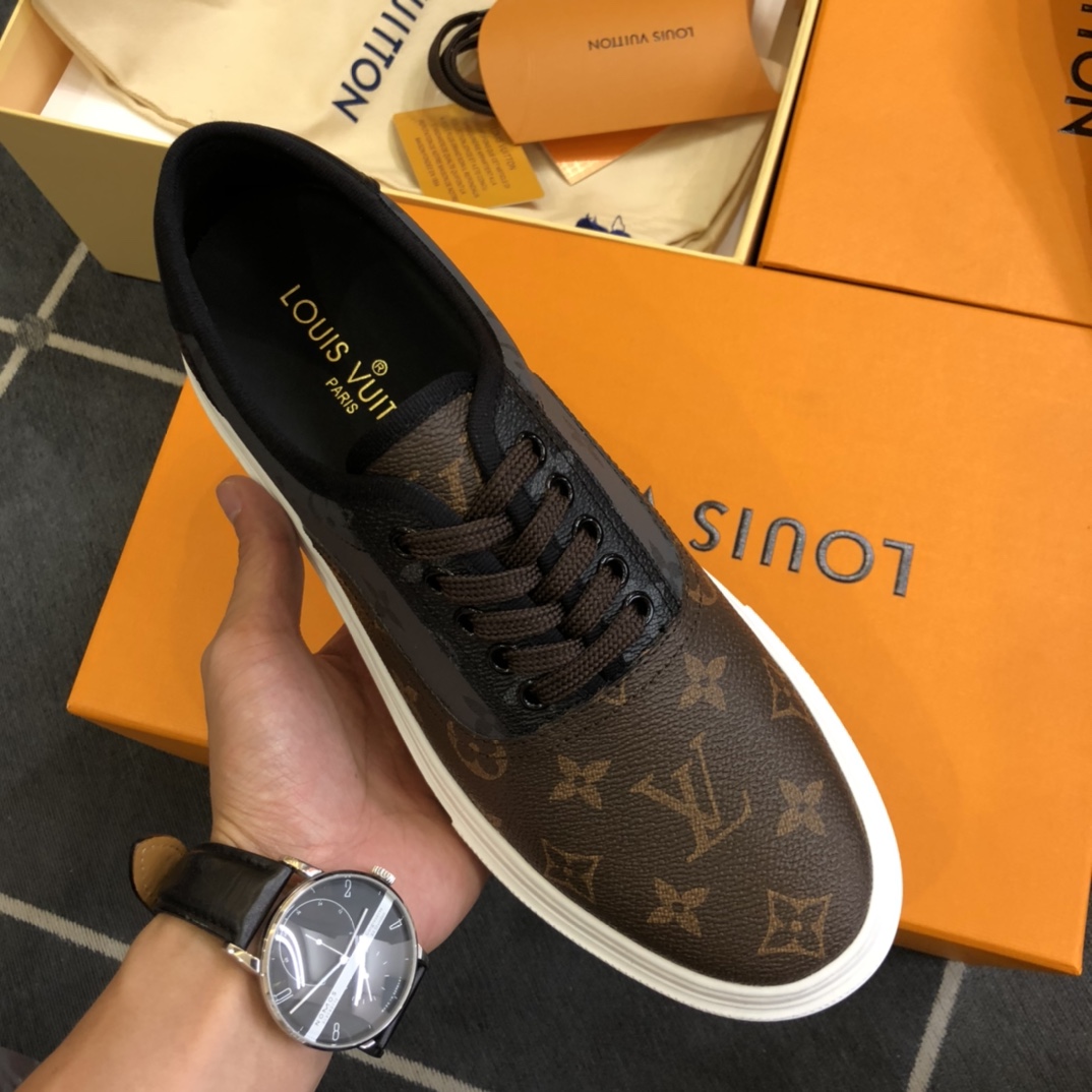 L0vis Vvtt0n LV Trocadero Richelieu Sneaker Brown For Men LV