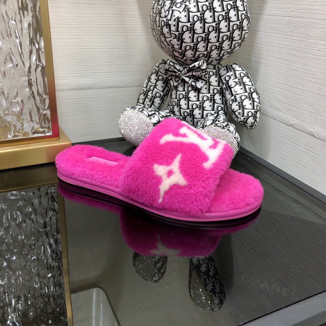 L0vis Vvtt0n Women’s Magnetic Flat Mule Pink For Women LV