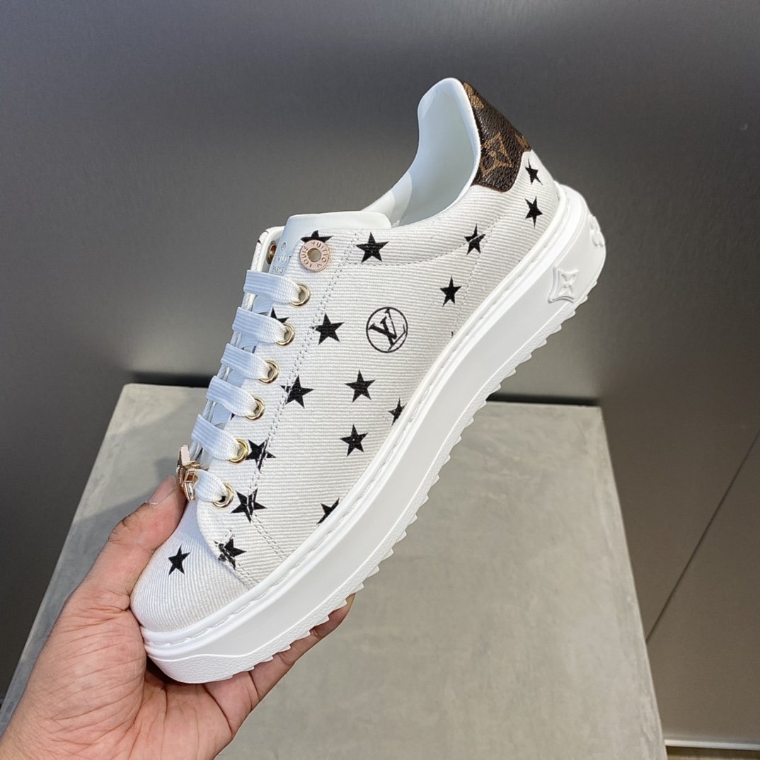 L0vis Vuittion Time Out Sneaker Blue For Men LV