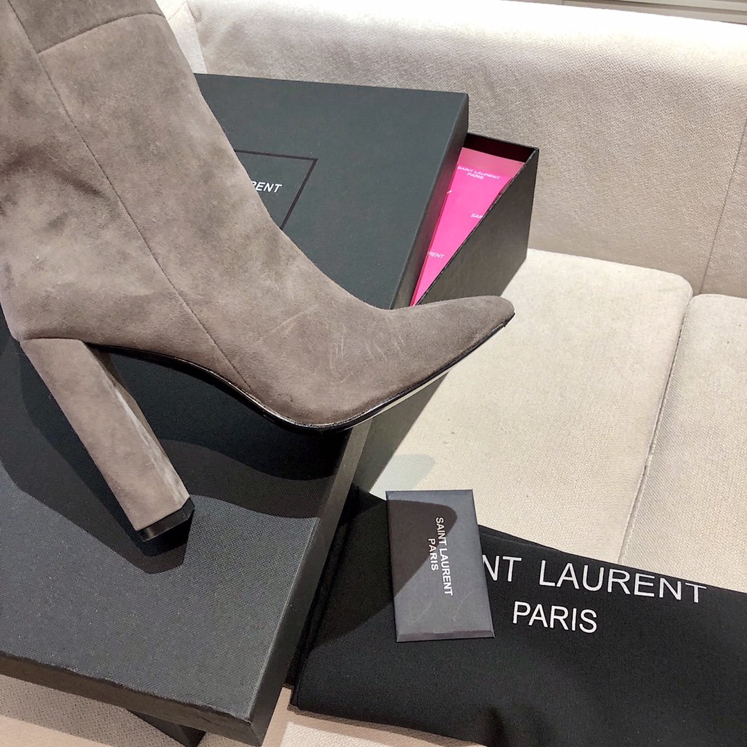 Sa1nt Lau*nt Women’s High Boots Grey For Women Y51