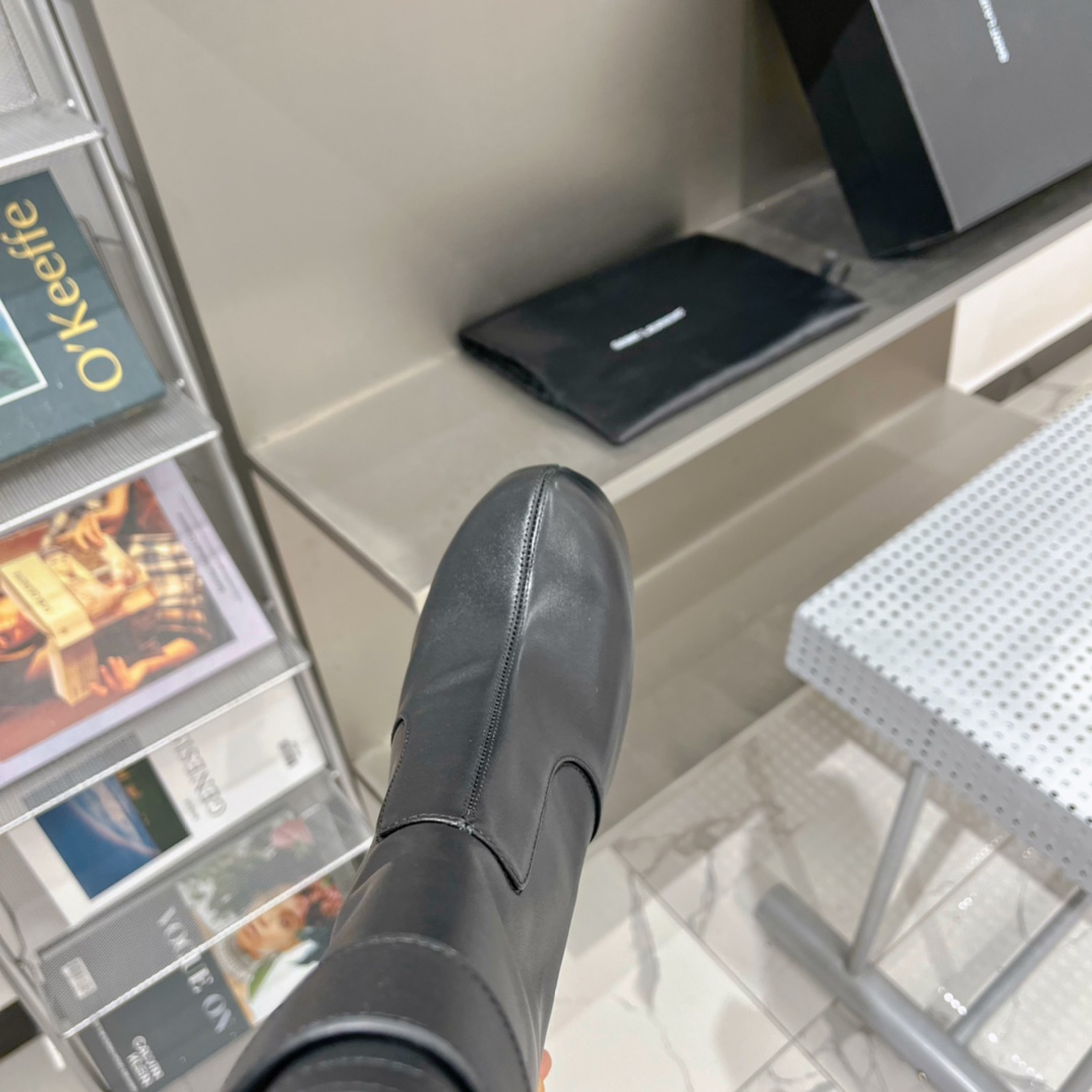 Sa1nt Lau*nt Women’s Cherry Buckle Platform Booties Black For Women Y51 6876621Y8001000