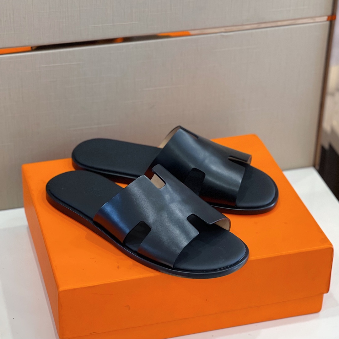 H**me5 Izmir Sandal Black For Men H041141ZH01415