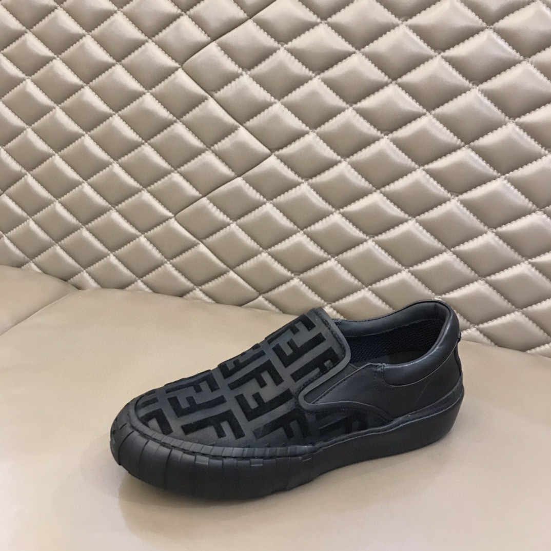 F**di Force Slip On Sneakers Black For Men 7E1454
