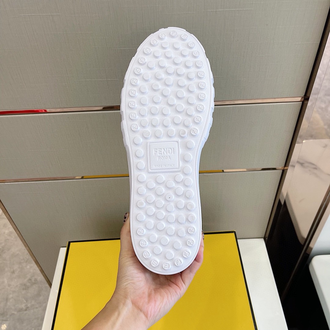 F**di Force High Tops Sneakers Dark Blue For Men 7E1424AD76F13RZ