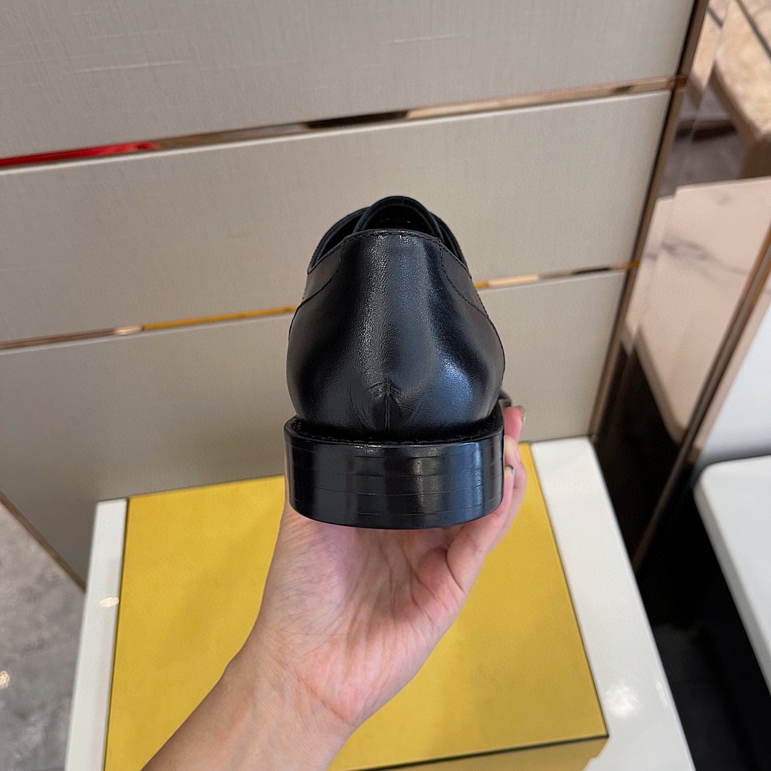 F**di Force Matte Black Shoes For Men