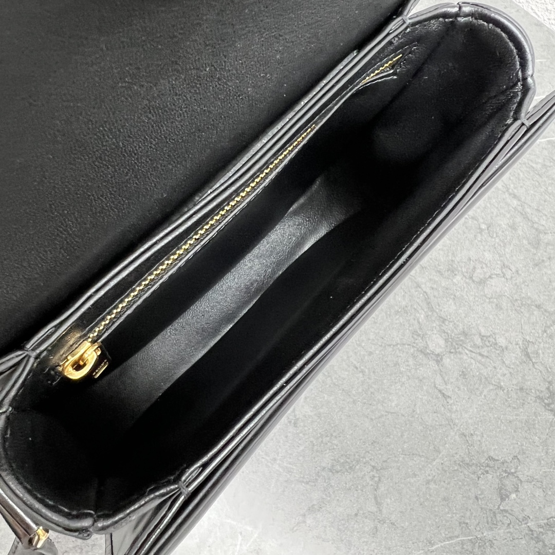 Ce1i*e Teen Besace Triomphe Black For Women 7.2in/18.5cm 110413BF4.38NO