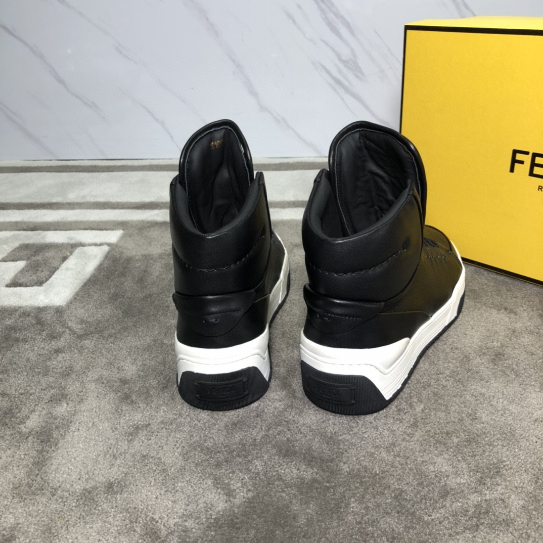 F**di Force High Tops Sneakers Black For Men