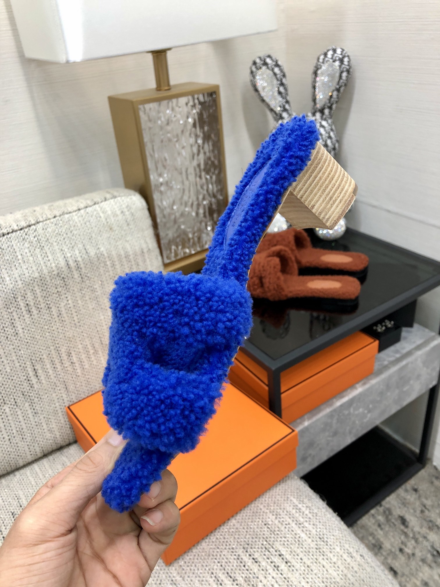 H**me5 Oasis Sandal Dark Blue For Women 1.97in/5cm