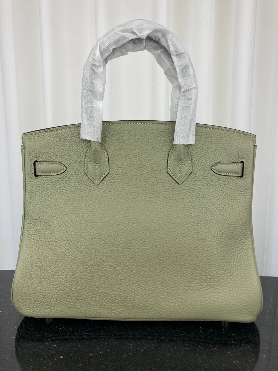 H**me5 Birkin Bag 30 Green Moss Toned Hardware Bag For Women, Women’s Handbags, Shoulder Bags 11.8in/30cm