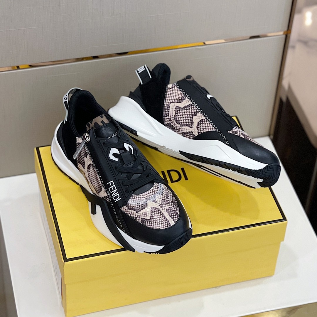 F**di Flow Sneakers Black For Men
