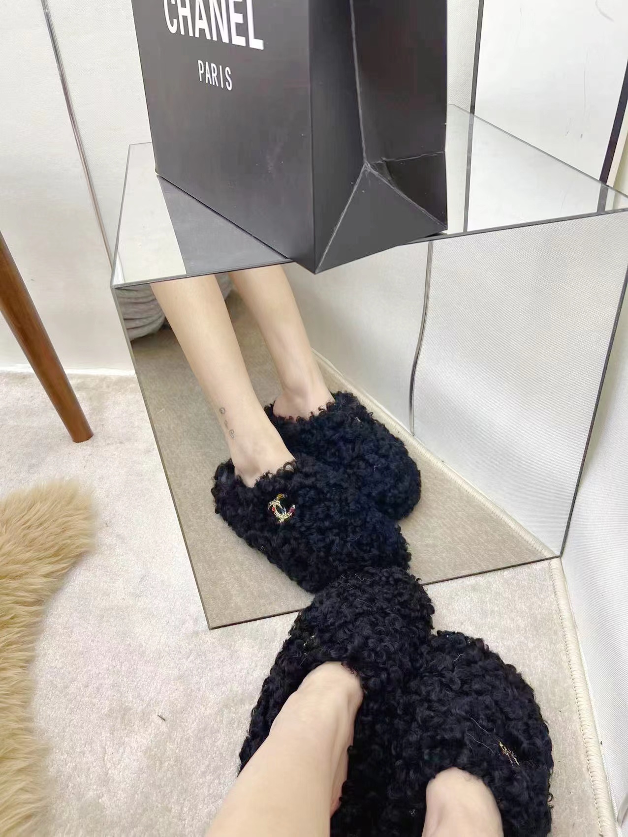 Ch**el Women’s Mules Black For Women