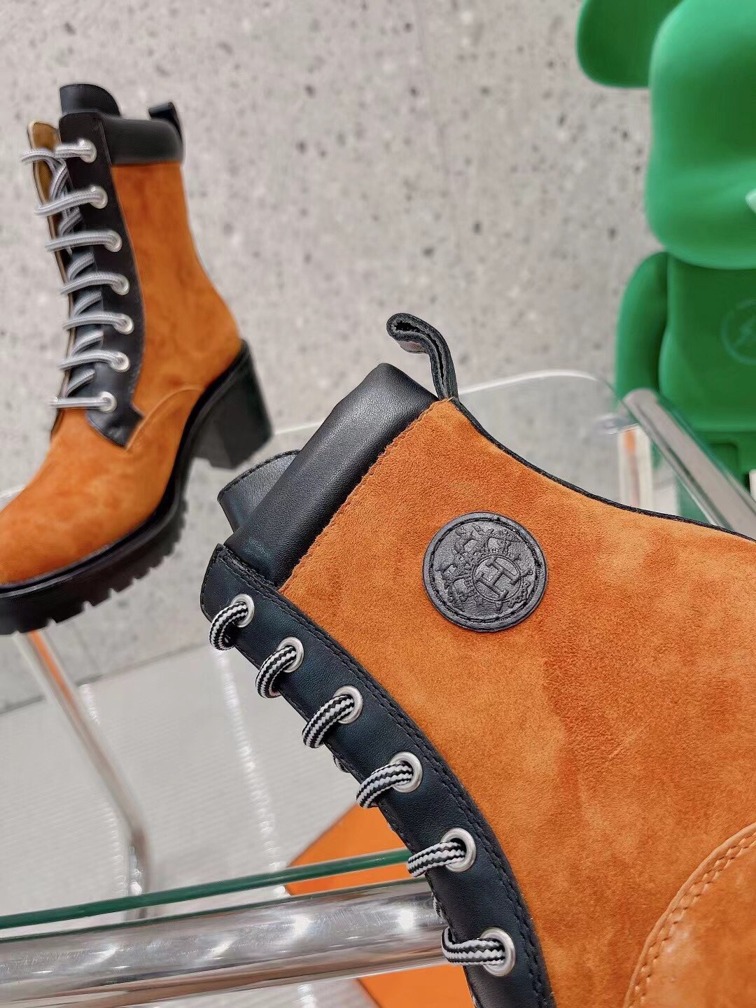 H**me5 Bridge Ankle Boots Brown For Women H202130Z Y4385