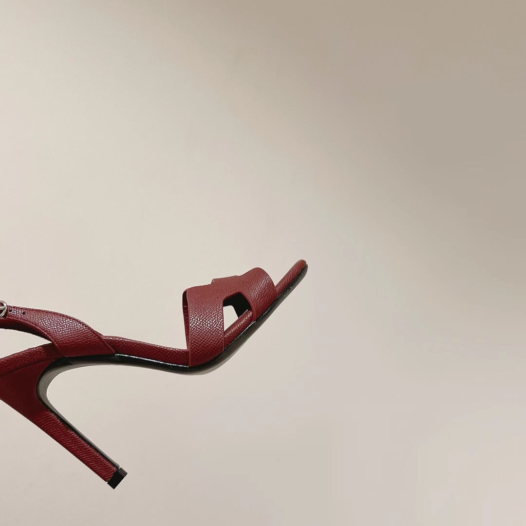 H**me5 Ella Sandal Dark Red For Women 4.1in/10.5cm