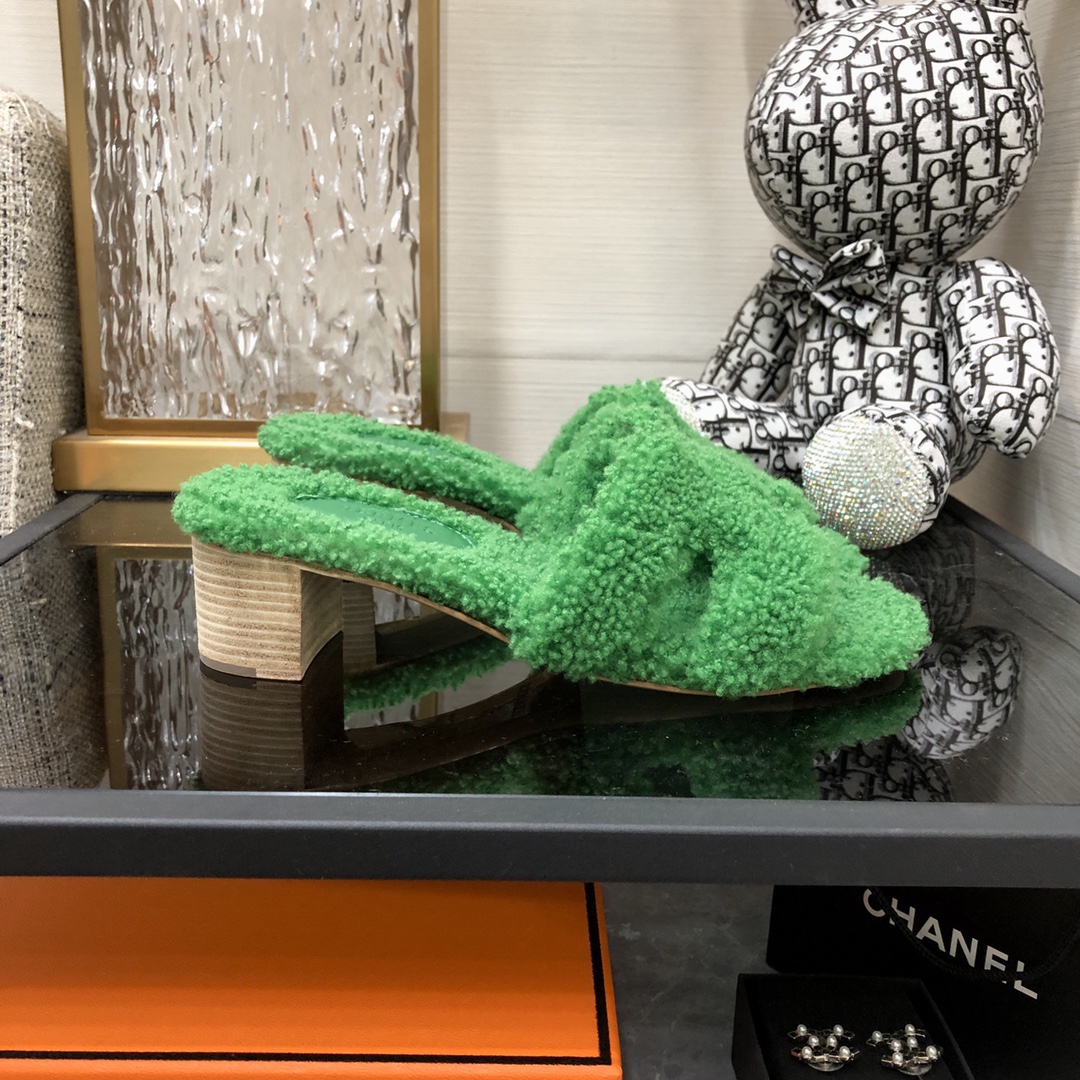 H**me5 Oasis Sandal Green For Women 1.97in/5cm