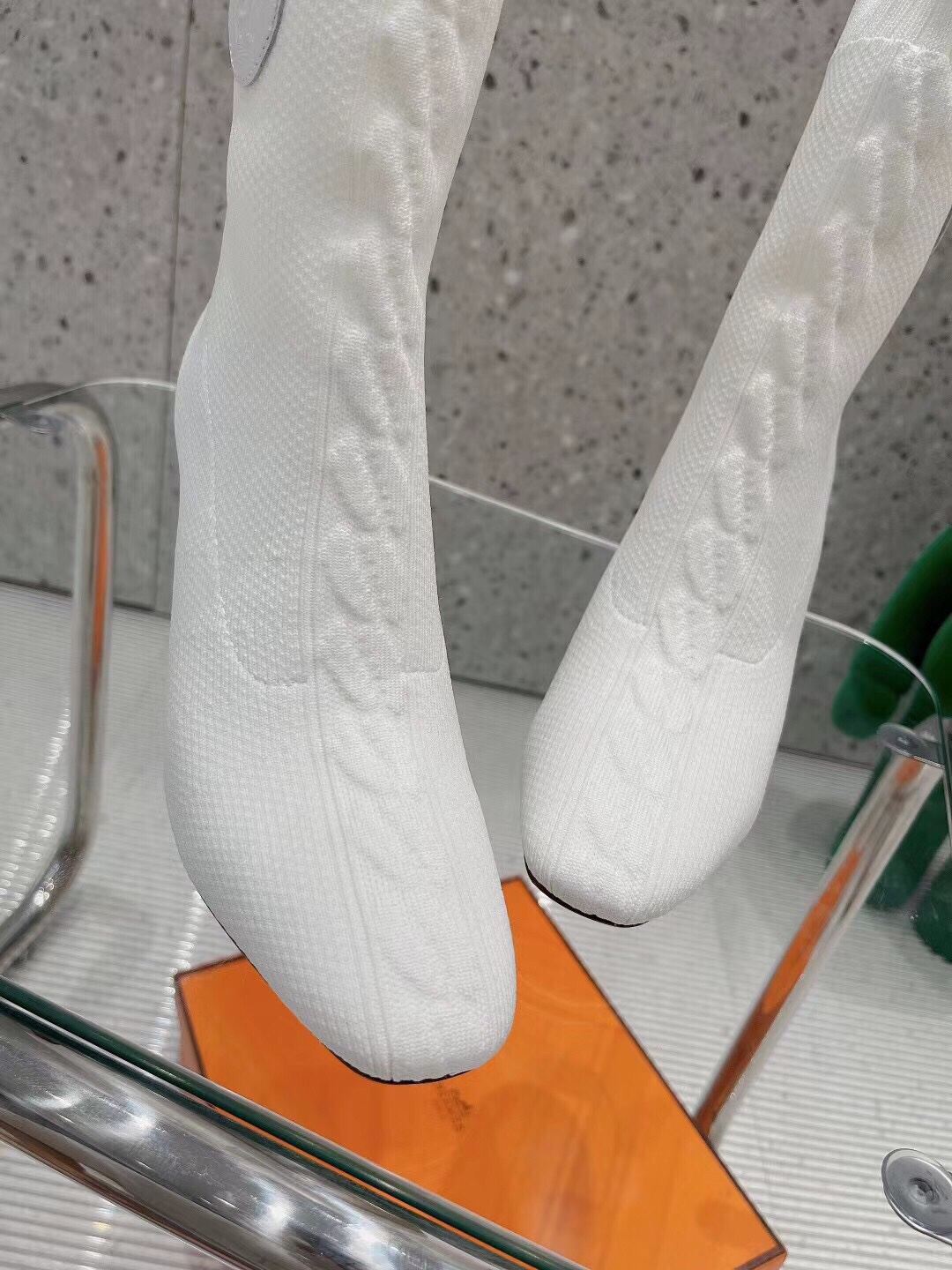 H**me5 Volver 90 Ankle Boots White For Women 3.5in/9cm