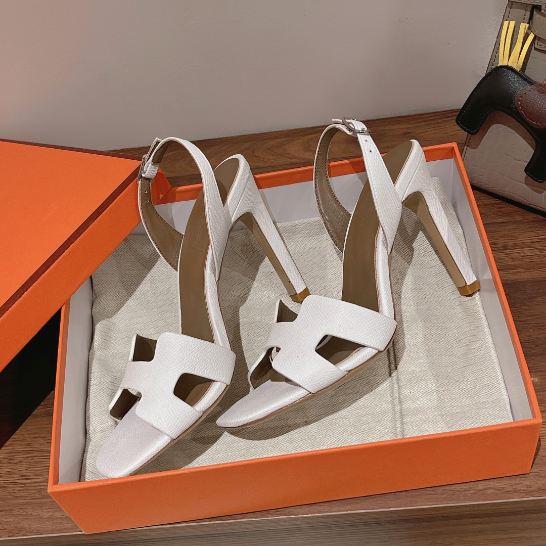 H**me5 Ella Sandal White For Women 4.1in/10.5cm