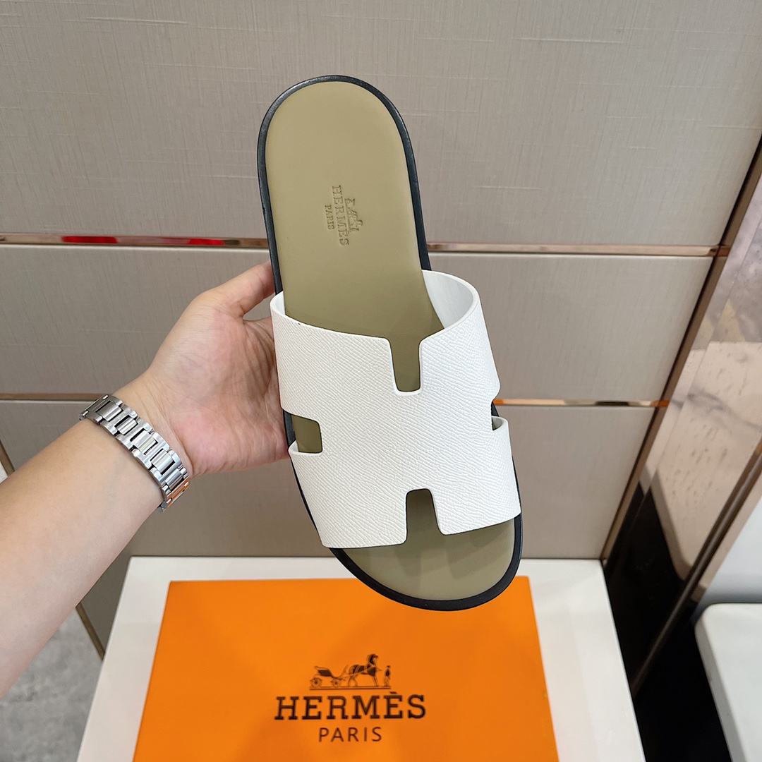 H**me5 Izmir Sandal White And Beige For Men H221824ZHF8420