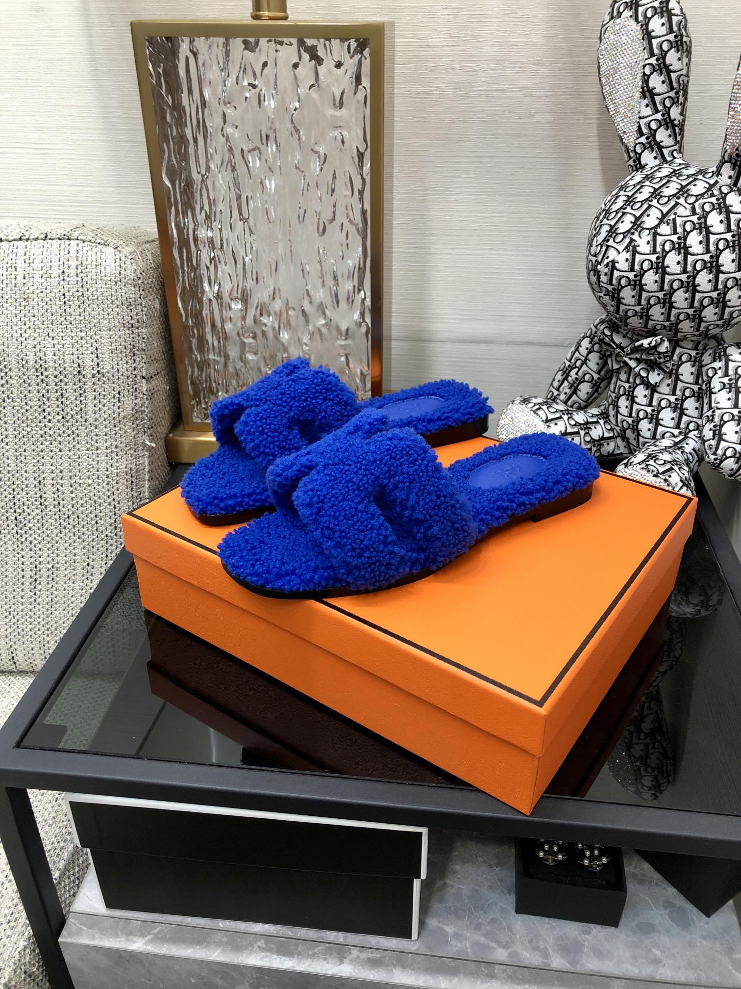 H**me5 Oran Sandal Dark Blue For Women