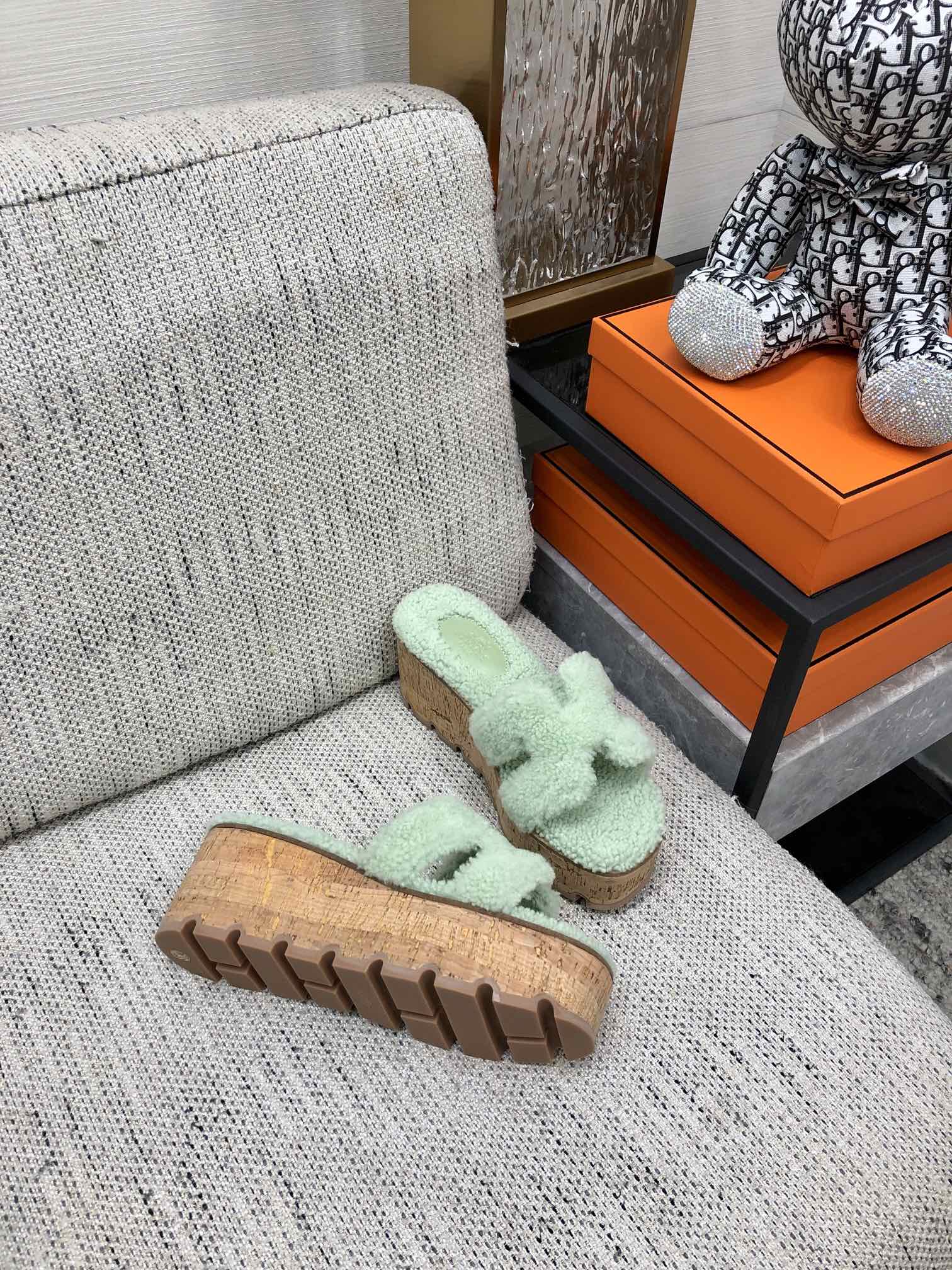 H**me5 Figari Sandal Bright Green For Women